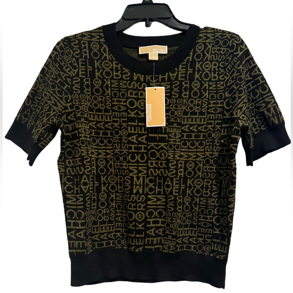 Michael Kors Short Sleeve Sweater NWT Size Medium